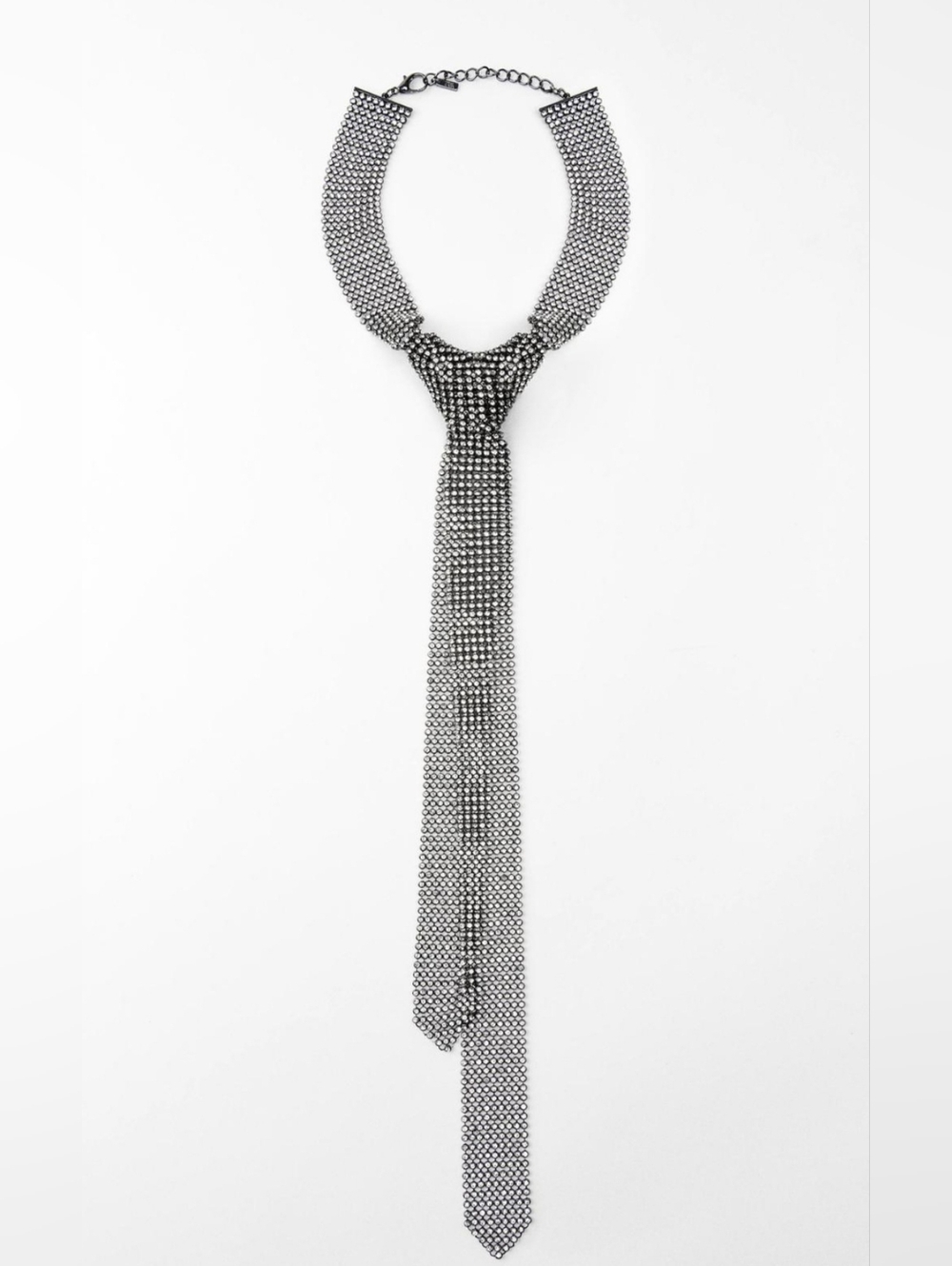 Zara Rhinestone Necklace Tie
